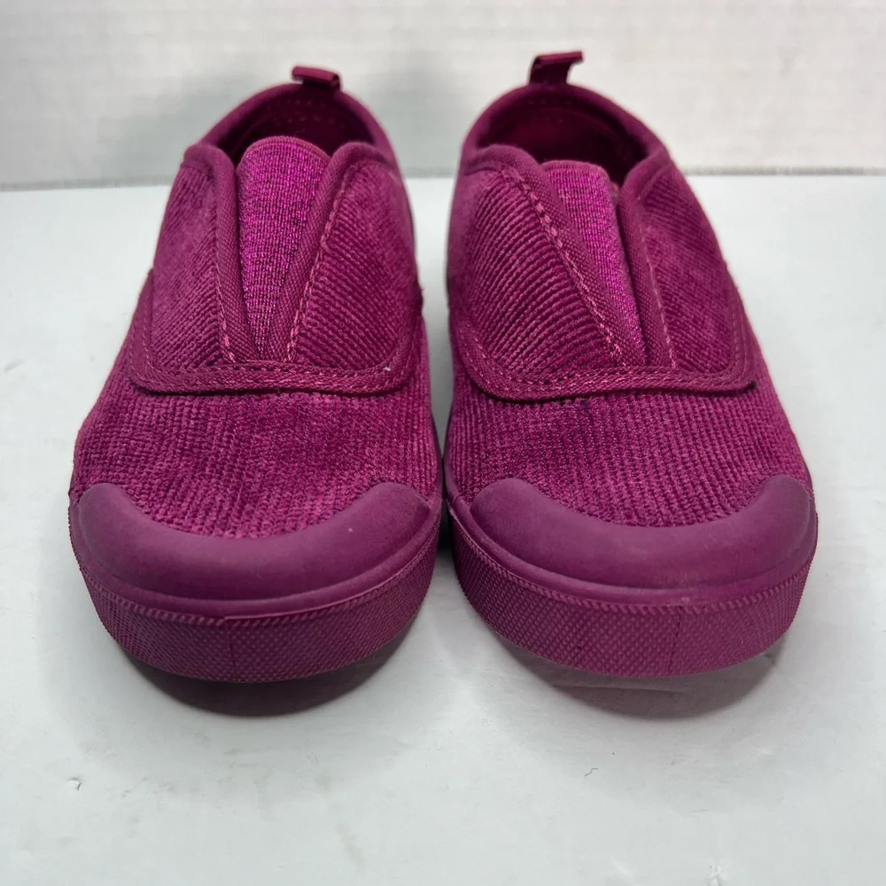 Osh Kosh B'Gosh Slip‎ On Cord Toddler Shoes Magenta Corduroy Size 7